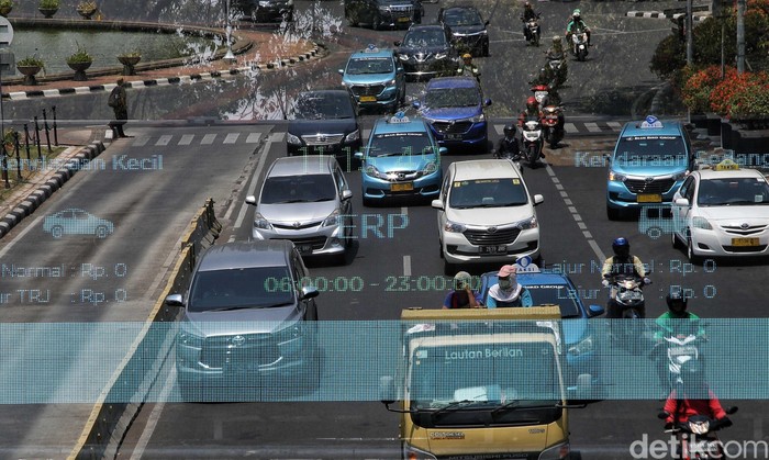 Sistem jalan berbayar atau electronic road pricing (ERP) di DKI Jakarta dibatalkan tahun ini. Yuk tengok lagi Jalan Rasuna Said yang akan menerapkan sistem ERP.