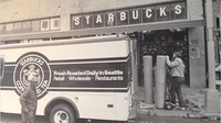 Toko pertama Starbucks di Seattle, Washington, yang dibuka 31 Maret 1971. Istimewa/Dok. Boredpanda.