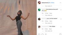 Nah, jika pertanyaan ini apa jawabannya ya Lala? Dok. Instagram/lalamarionmj