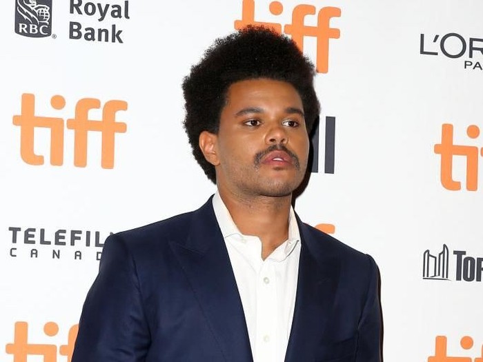 the weeknd TORONTO, ONTARIO - SEPTEMBER 09: The Weeknd attends the Uncut Gemspremiere during the 2019 Toronto International Film Festival at Princess of Wales Theatre on September 09, 2019 in Toronto, Canada. (Photo by Tasos Katopodis/Getty Images)