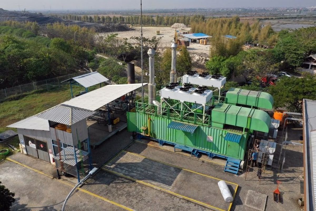 Sampah di Surabaya Diolah Jadi Energi Listrik di TPA Benowo