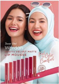 Velvet Matte Lip Mousse Wardah Hadir dengan 8 Pilihan Warna
