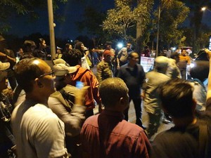 Demo di Depan Kantor BPN Bekasi Berakhir Ricuh, 4 Orang Diamankan
