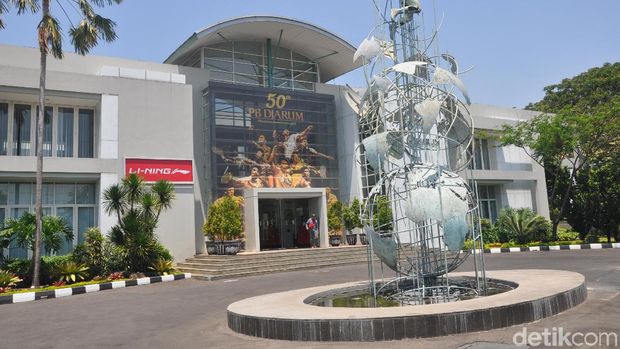 GOR Djarum, Kecamatan Jati, Kabupaten Kudus, Rabu (11/9/2019).