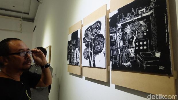 Ratusan Sketchers Unjuk Gigi di Festival Sketsa Indonesia