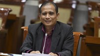 Dia menyindir banyaknya OTT yang dilakukan KPK pada periode saat ini. ANTARA FOTO/Nova Wahyudi.