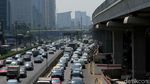 Suasana Tiga Ruas Jalan di Jakarta yang Bebas Ganjil Genap
