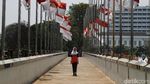 Lapangan Banteng Kibarkan Bendera Setengah Tiang untuk BJ Habibie