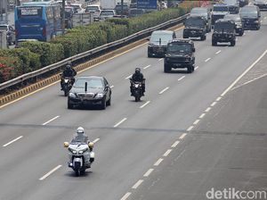 Tanpa Klakson, Sirene, dan Tutup Jalan, Ini Kode saat Konvoi Presiden Jokowi Lewat
