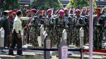 TNI-Polri Bersiaga Jelang Pemakaman BJ Habibie di TMP Kalibata