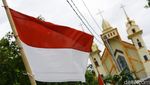 Bendera Setengah Tiang dari Warga Miangas untuk BJ Habibie