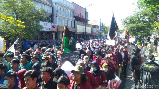 Tolak Revisi UU KPK, Dosen dan Mahasiswa Yogya Turun ke Jalan
