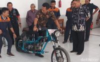 siswa SMK buat motor dari logam 