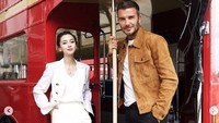 Angelababy dan David Beckham terlibat sebuah proyek iklan dan menjadi sepasang suami istri. Dok. Instagram
