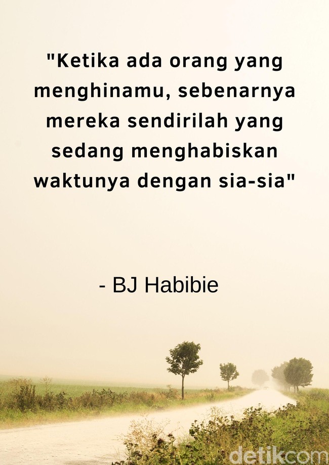Ketika ada orang yang menghinamu, sebenarnya mereka sendirilah yang sedang menghabiskan waktunya dengan sia-sia. Foto: dok. detikcom