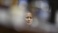 Calon pimpinan Komisi Pemberantasan Korupsi (KPK) Roby Arya B menjalani uji kepatutan dan kelayakan di ruang rapat Komisi III DPR, Senayan, Jakarta, Kamis (12/9/2019). ANTARA FOTO/Nova Wahyudi.
