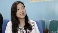 Danilla datang dalam rangka promo film Pretty Boys.