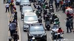 Potret Iring-iringan Mobil Jenazah BJ Habibie Menuju Kalibata