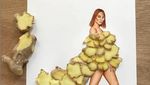Seniman Ini Gunakan Makanan Untuk Membuat Sketsa Cantik