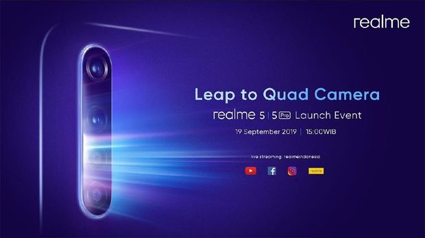 Realme 5 dan Realme 5 Pro Segera Rilis di Indonesia, Kapan?