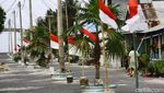 Bendera Setengah Tiang dari Warga Miangas untuk BJ Habibie