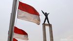 Lapangan Banteng Kibarkan Bendera Setengah Tiang untuk BJ Habibie