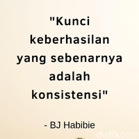 Kunci keberhasilan yang sebenarnya adalah konsistensi. Foto: dok. detikcom