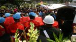 Berbalut Merah Putih, Jenazah BJ Habibie Diberangkatkan ke TMP Kalibata