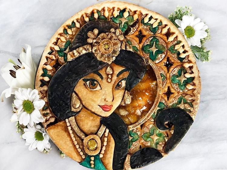 Kreatif! 12 Pie Cantik Ini Bergambar Pokemon hingga Princess Jasmine