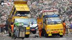 Potret Gunungan Sampah di TPA Cipayung Depok