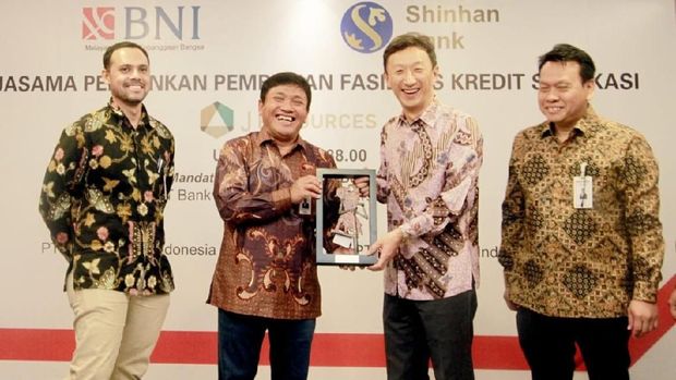 BNI & Shinhan Bank Berikan Kredit ke J Resources Rp 3,23 T