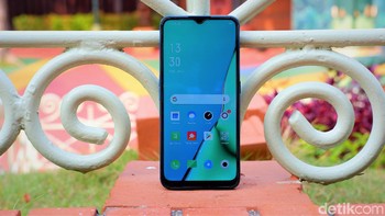 Mengacu data dari GSM Arena, kemungkinan layar Oppo A9 2020 berukuran 6,5 inch.  Foto: Adi Fida Rahman/detikINET