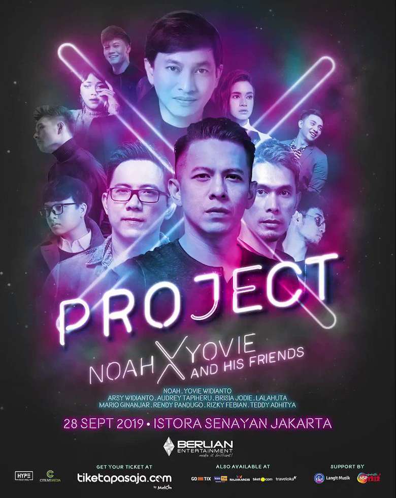 Tiket Diburu, Ini yang Spesial dari Project X NOAH dan Yovie Widianto Tiket Diburu, Ini yang Spesial dari Project X NOAH dan Yovie Widianto