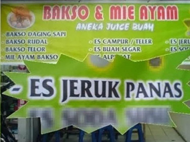 Dijamin Senyum-senyum! Ini 10 Desain Kocak Spanduk Warung Makan