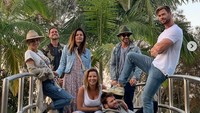 Mungkin ini adalah cara Chris untuk mengobati luka hati Liam usai kabar Miley Cyrus dan Kaitlynn Carter yang tinggal serumah. Dok. Instagram/chrishemsworth