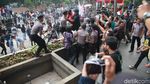 Begini Suasana Demo Berujung Ricuh di KPK