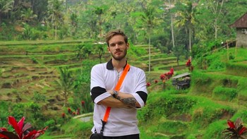 Hamparan sawah yang indah di Ubud juga menarik perhatiannya. Foto: Instagram