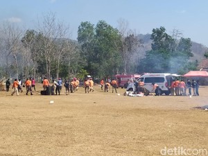 Bekali Linmas Hadapi Bencana, Pemprov Jatim Gelar Simulasi di Pacitan