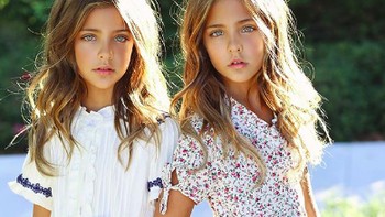 Kembar Clements saat ini sudah berusia delapan tahun yang berasal dari Los Angeles,  (Amerika Serikat. Foto: Instagram/clementstwins)