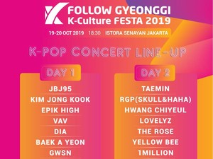 Belasan Artis K-Pop Siap Serbu Jakarta di Gyeonggi K-Culture FESTA 2019