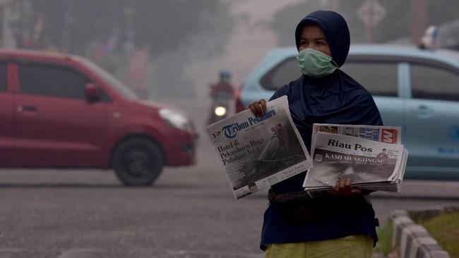 Kasihan, Biaya Hidup Warga Riau Naik Gara-gara Kabut Asap