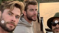 Chris dan Liam memang selalu saling mendukung tak hanya urusan karier tapi juga kehidupan. Dok. Instagram/chrishemsworth