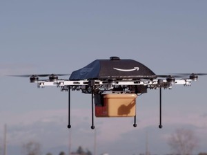 Canggih! Kirim Paket Pakai Drone Semakin Nyata