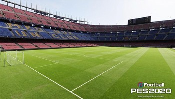 Yang ini adalah tampilan grafis stadion di PES 2020. (Foto: Dok. PES 2020/Konami)