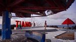 Memburu Matahari Terbenam di Pantai Tiang Bendera