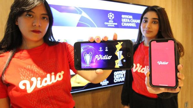 Vidio resmi menayangkan seluruh pertandingan Liga Champions 2019/2020 secara resmi melalui siaran streaming.