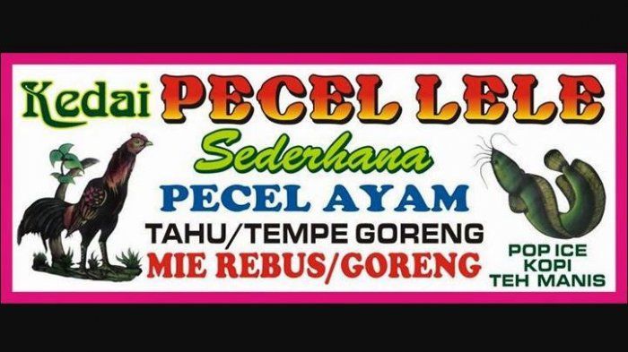 spanduk pecel lele