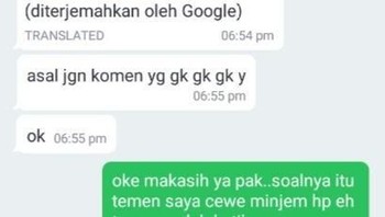 Bapak ojolnya nyatain cinta nih? (Foto: istimewa)