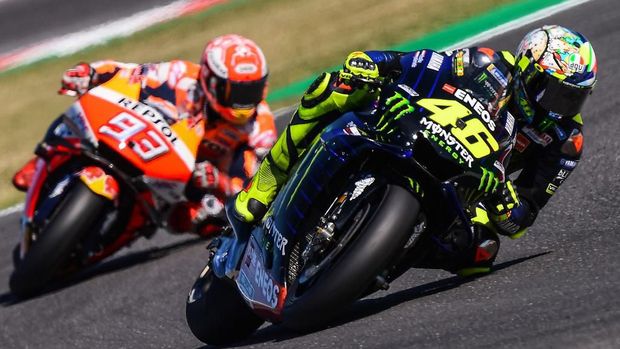 Marquez Masih Yakin Rossi Belum Pensiun dari MotoGP