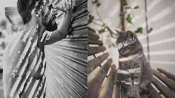 Foto dibalik tirai. (Foto: sadanduseless)